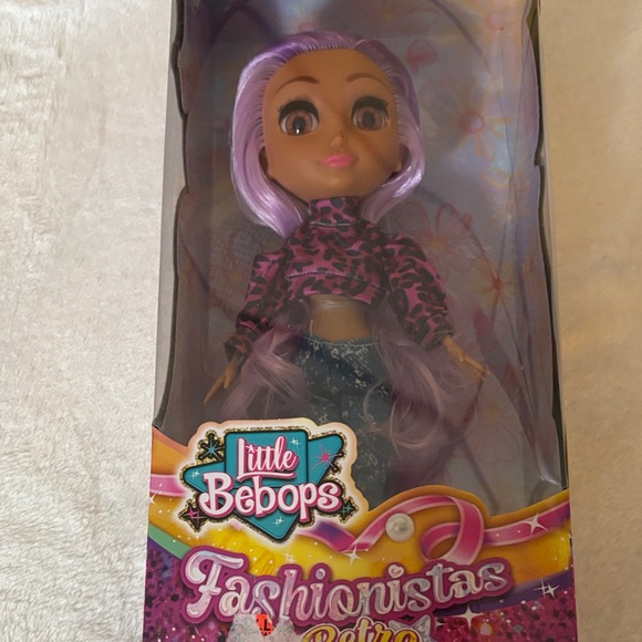 Little Bebops Fashionistas Retro Doll with Purple Hair - Picture 2 of 4